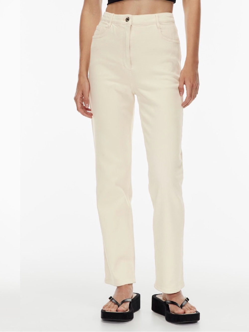 NWOT Wilfred Free Cream Jeans